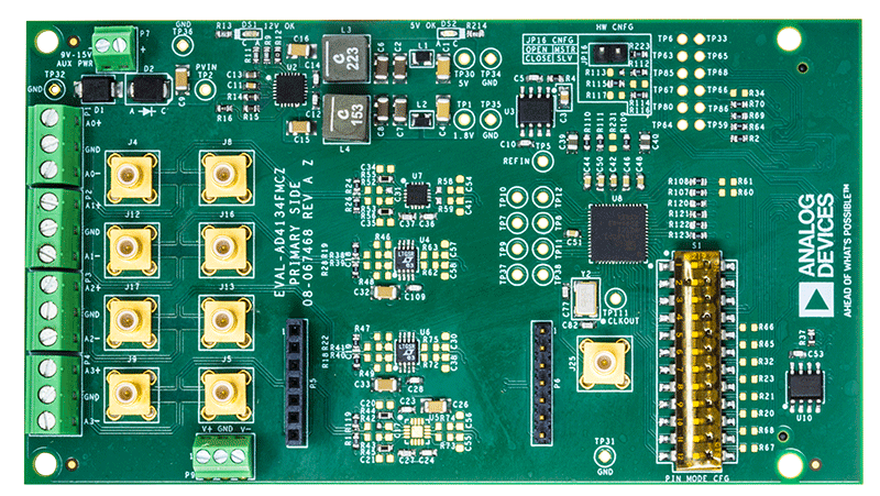 EVAL-AD4134FMCZ Evaluation Board - Top View