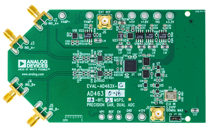 EVAL-AD4630-16 Evaluation Board - Top View