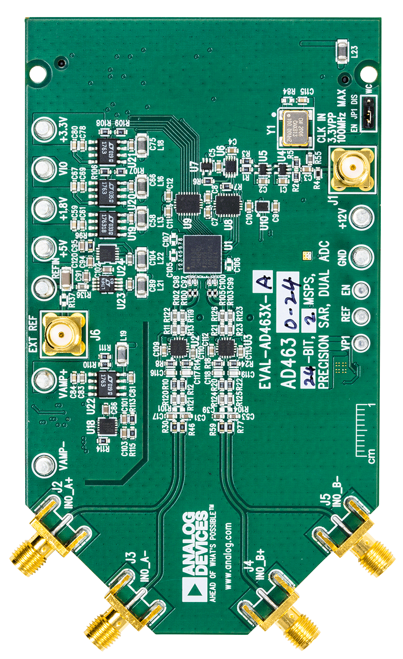 EVAL-AD4630-24FMCZ Evaluation Board - Top View