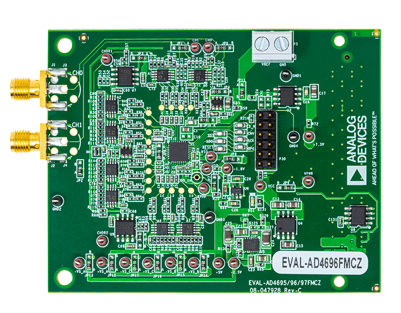 AD4696 Evaluation Board - Top View