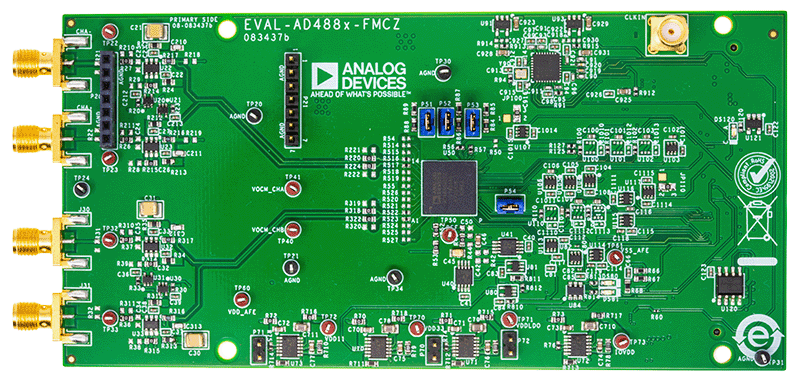 EVAL-AD4880 Evaluation Board Top View
