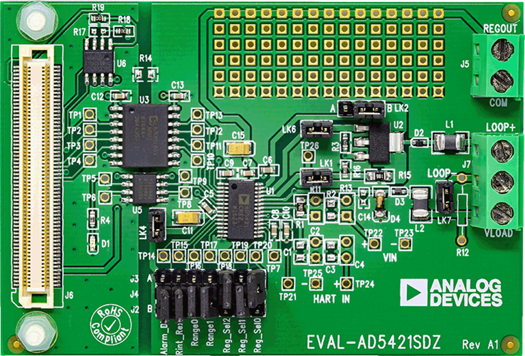 AD5421 Evaluation Board - Top View