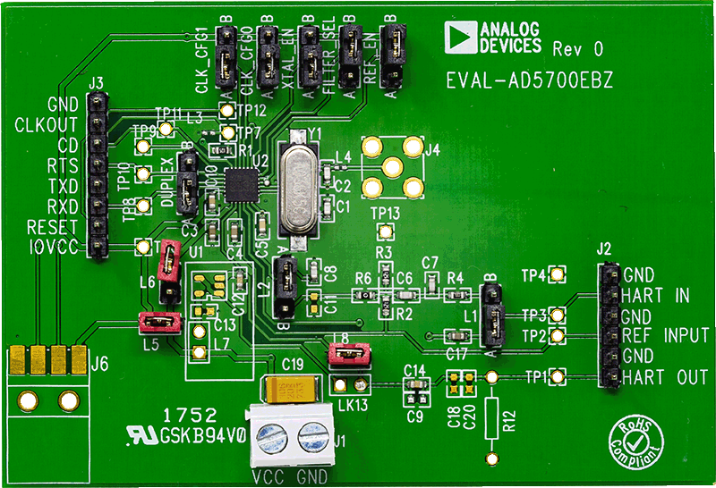 AD5700 Evaluation Board - Top View