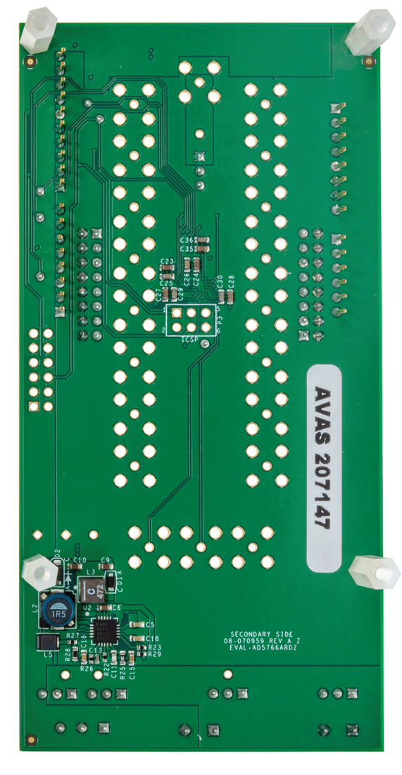 EVAL-AD5766ARDZ Board Photo Bottom View