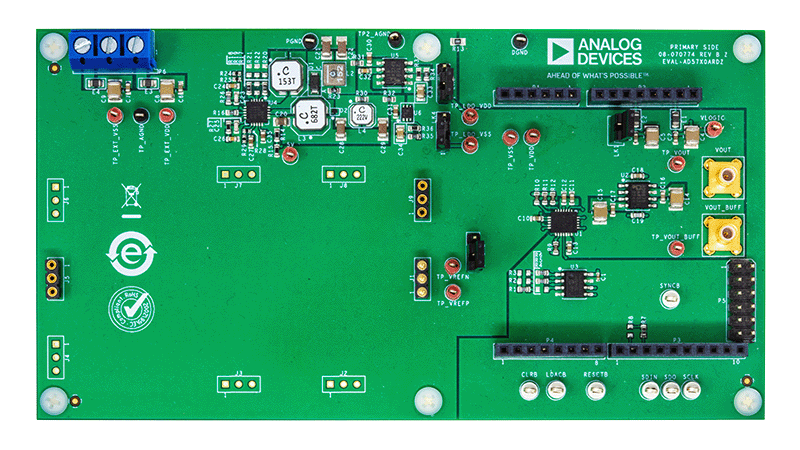 EVAL-AD5780ARDZ Board Photo Top View