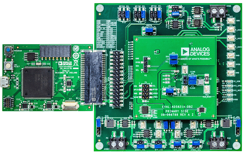 EVAL-AD5821AKTZ Kit Evaluation Board - Top View