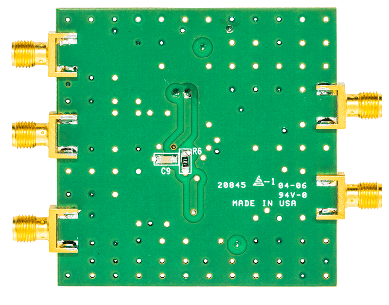 AD608 Evaluation Board - Bottom View