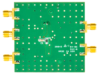 AD608 Evaluation Board - Bottom View