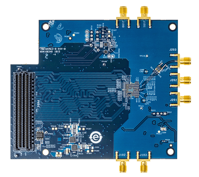 EVAL-AD6679 Evaluation Board - Bottom View