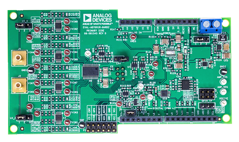 EVAL-AD7091R-8 Board Photo Top View