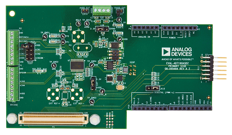 EVAL-AD7192ASDZ Board Photo Top View