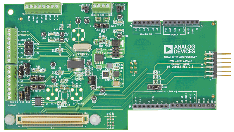 EVAL-AD7193ASDZ Top View
