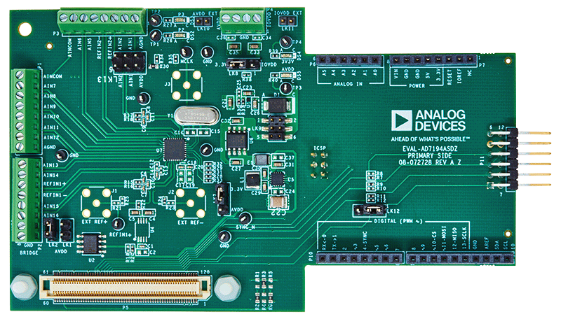 EVAL-AD7194ASDZ Board Photo Top View