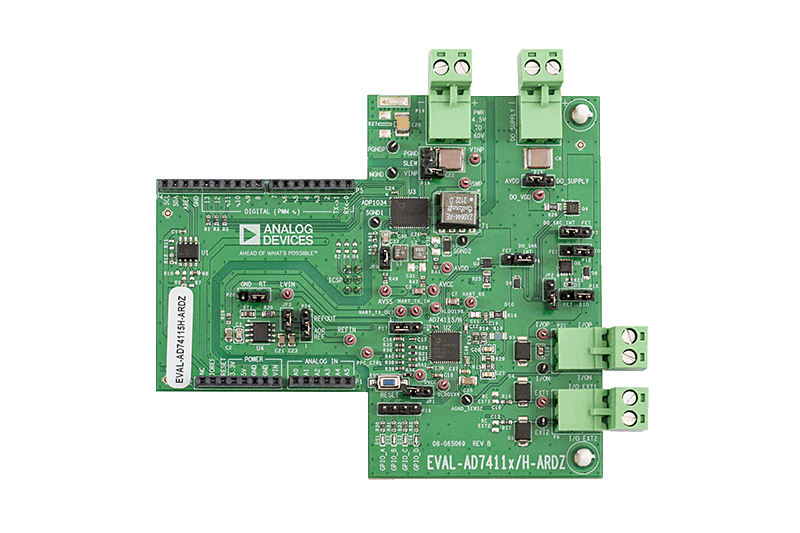 EVAL-AD74115H Evaluation Board - Top View