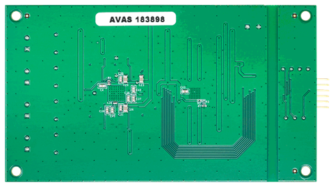 EVAL-AD74413R-DIOZ Evaluation Board - Bottom View