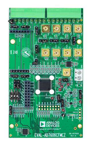 EVAL-AD7606C Evaluation Board - Top View