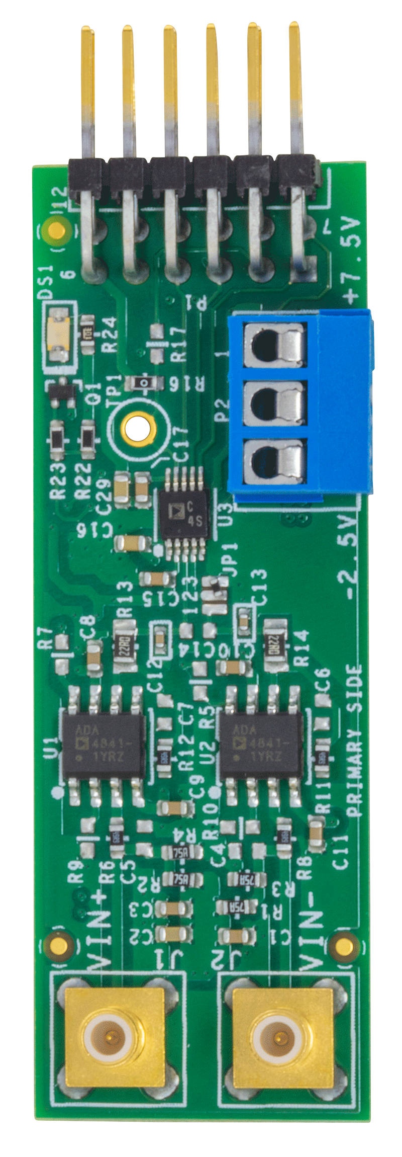 EVAL-AD7942-PMDZ Evaluation Board - Top View