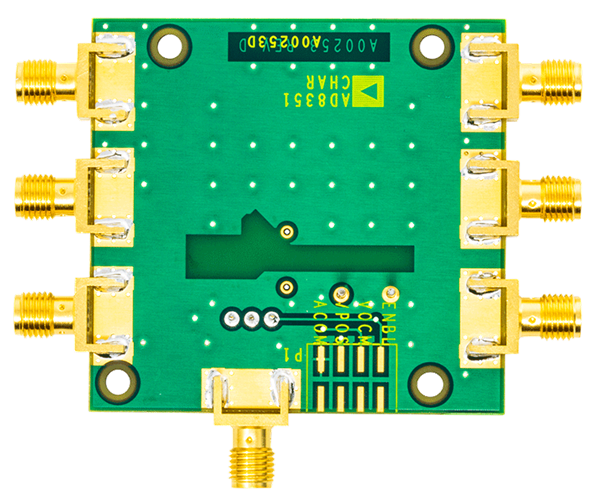 EVAL-AD8351 Evaluation Board - Bottom View