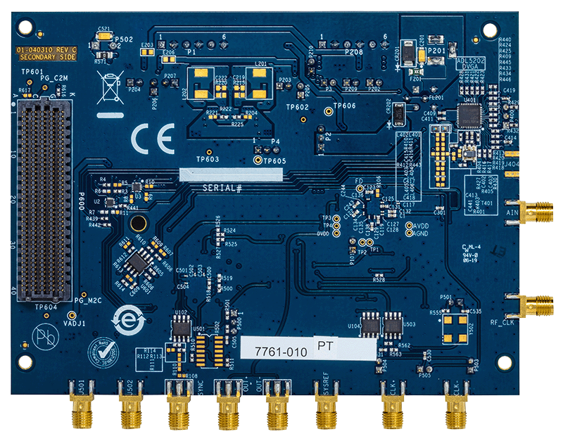 EVAL-AD9683-250EBZ Evaluation Board - Bottom View