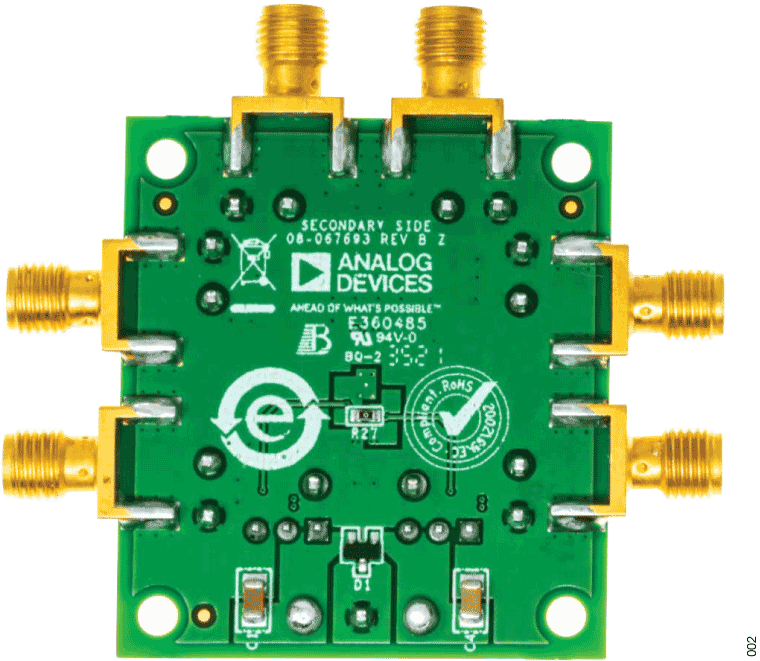 EVAL-ADA4097-2 Evaluation Board - Bottom View