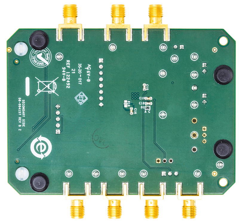 EVAL-ADA4255 Evaluation Board - Bottom View