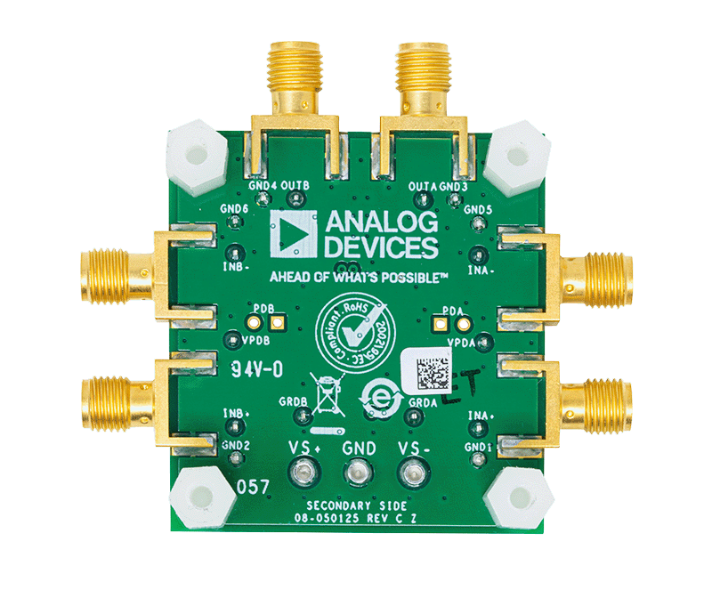 EVAL-ADA4511-2ARZ Board Photo Bottom View