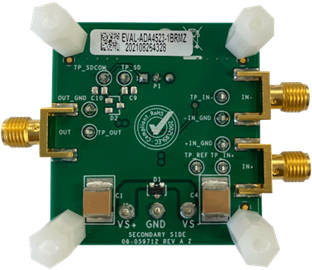 EVAL-ADA4523-1BRMZ Evaluation Board - Bottom View