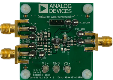 EVAL-ADA4523-1BRMZ Evaluation Board - Top View