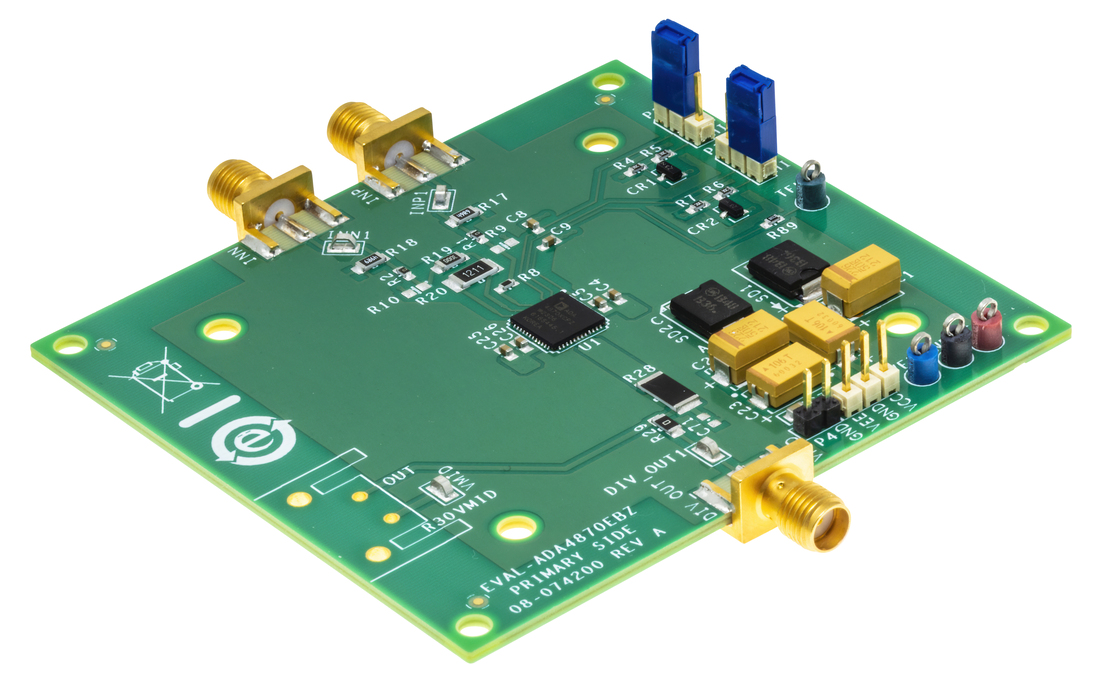EVAL-ADA4870-EBZ Board Photo Angle View