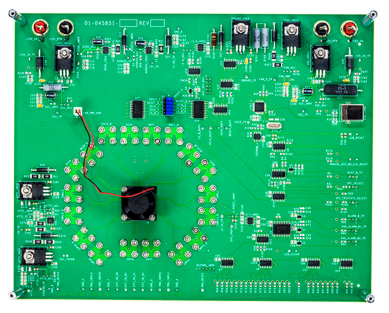 EVAL-ADATE334EBZ Evaluation Board - Bottom View