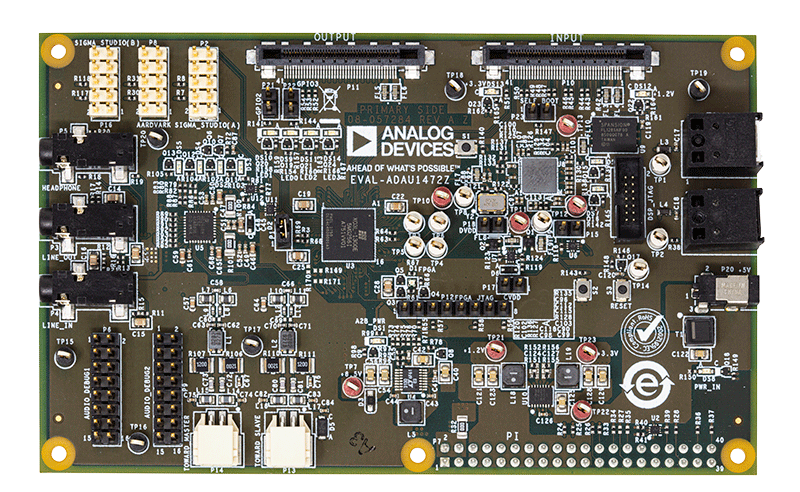 EVAL-ADAU1472Z Evaluation Board - Top View