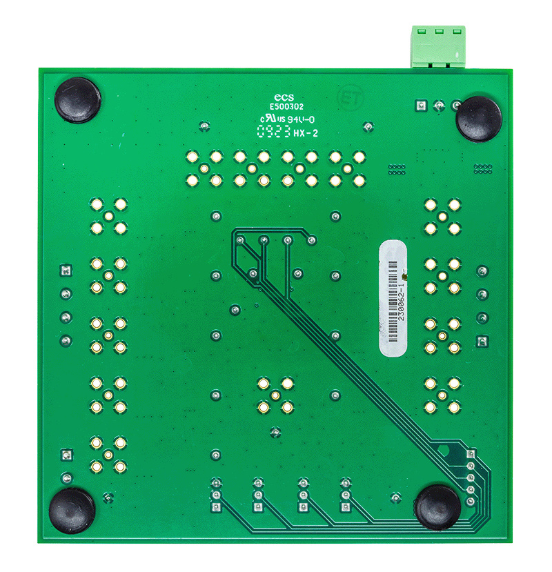 EVAL-ADG1408LEBZ Evaluation Board - Bottom View
