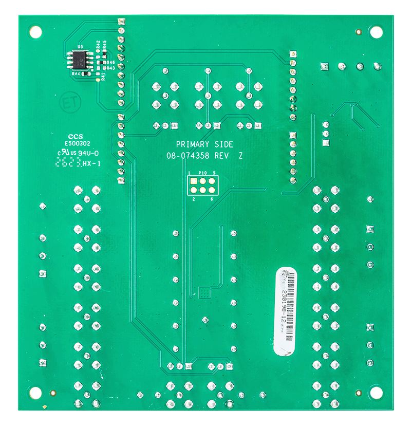EVAL-ADG1534EBZ Evaluation Board - Bottom View