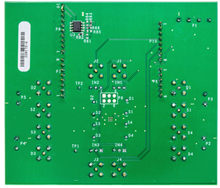 EVAL-ADG2412EBZ Evaluation Board - Bottom View