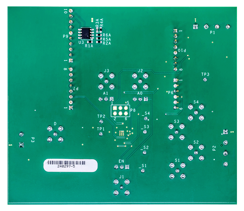 EVAL-ADG6404 Board Photo Bottom View