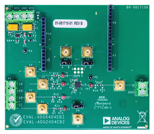 EVAL-ADG6404 Board Photo Top View