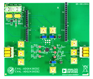 EVAL-ADG6436 Board Photo Top View