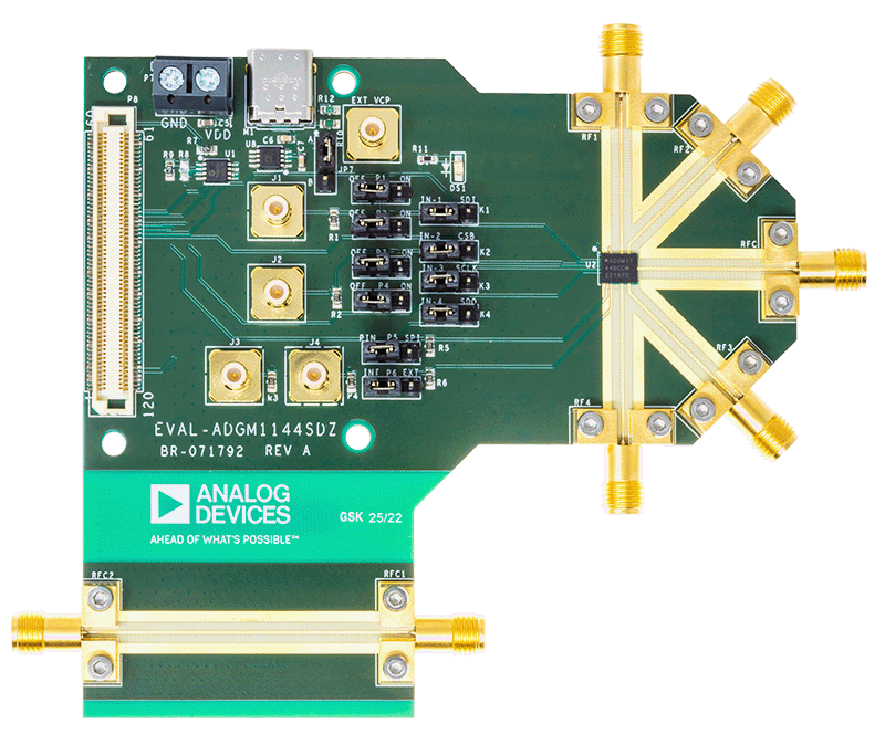 EVAL-ADGM1144SDZ Evaluation Board - Top View