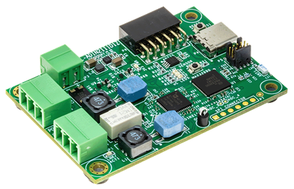 EVAL-ADIN2111D1Z Board Photo Angle View