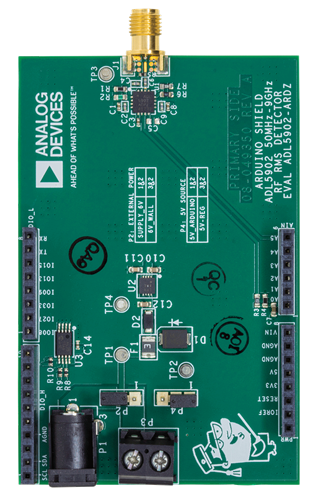 EVAL-ADL5902-ARDZ Evaluation Board - Top View