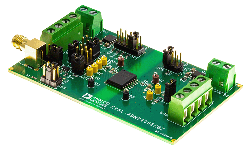 EVAL-ADM2495E Board Photo Angle View