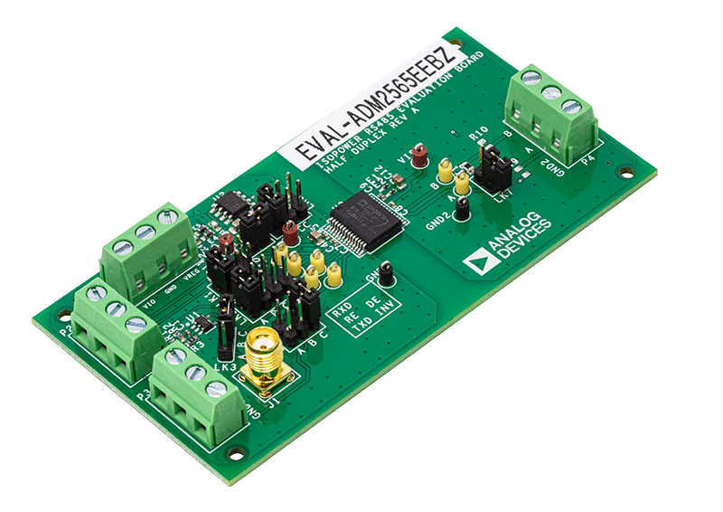 ADM2565E Evaluation Board - Angle View