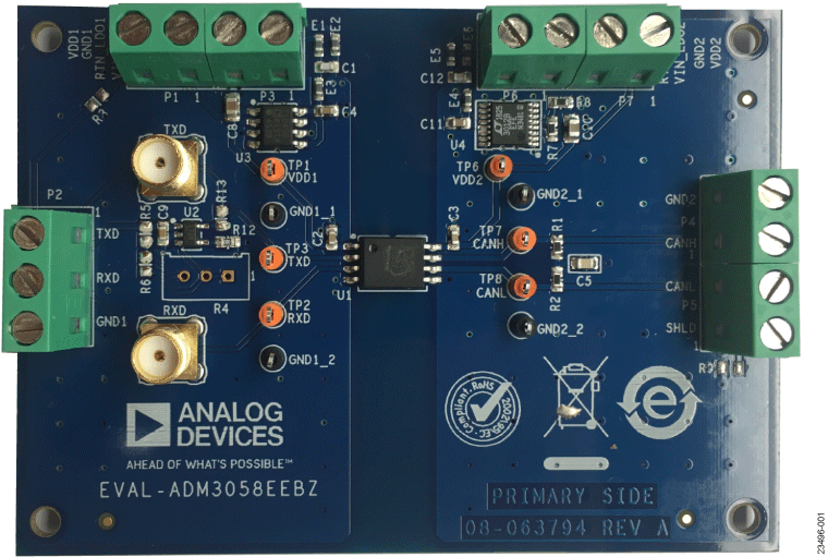 ADM3058E Evaluation Board