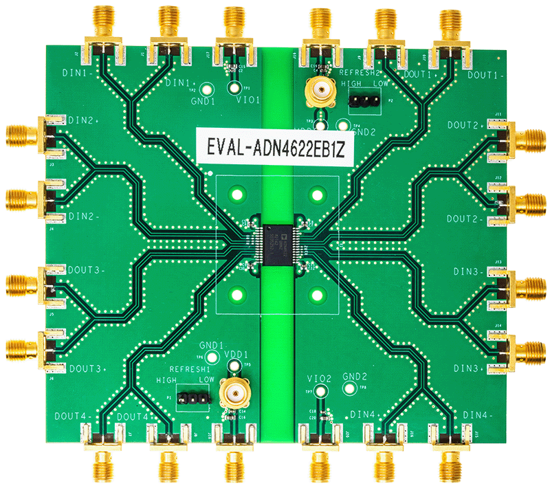 EVAL-ADN4622-EB1Z Evaluation Board - Top View