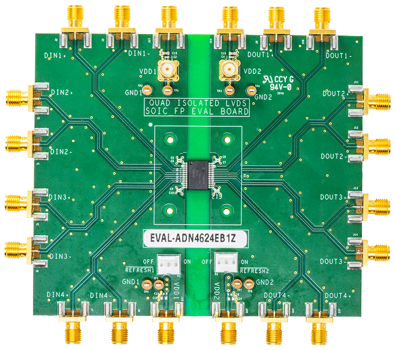 EVAL-ADN4624-EBIZ - Top View