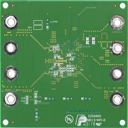 ADP5055-EVALZ Evaluation Board - Bottom View