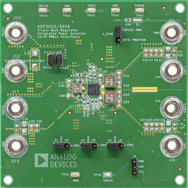 ADP5055-EVALZ Evaluation Board - Top View