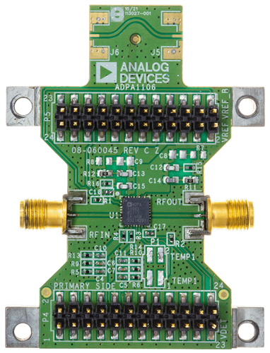 ADPA1106 Evaluation Board Top