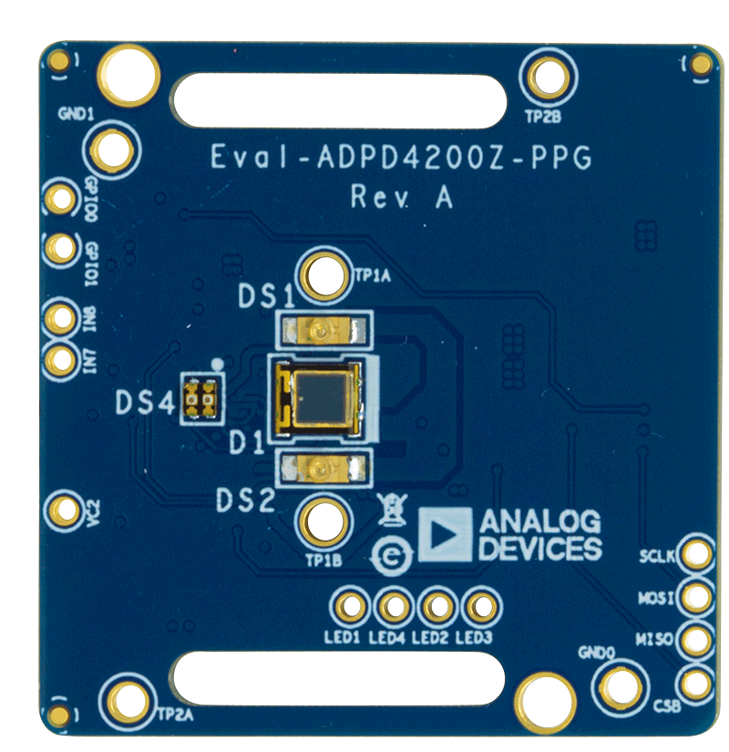 EVAL-ADPD4200Z-PPG Evaluation Board - Top View