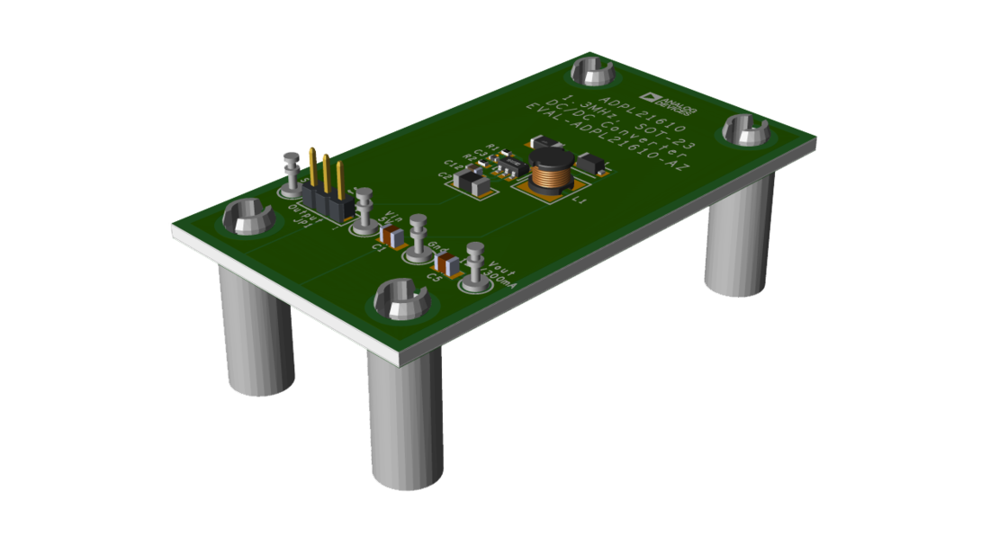 EVAL-ADPL21610 Evaluation Board Angle View